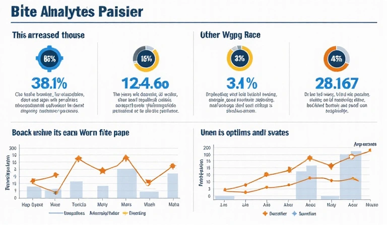 Gráfico de análisis de datos web mostrando el uso de cookies para mejorar el rendimiento del sitio.