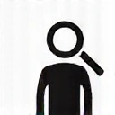 Icono de una persona con una lupa, simbolizando asesoramiento personalizado